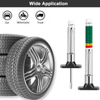 Tire Tread Depth Gauge,Tire Tread Gauge Color Coded,Tread Depth Gauge in 1/32 inch(Pack of 2)