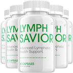 Lymph Savior Capsules – LymphSavior Pills Advanced Formula Natural Ingredients, Reviews - 5 Pack - 300 Capsules