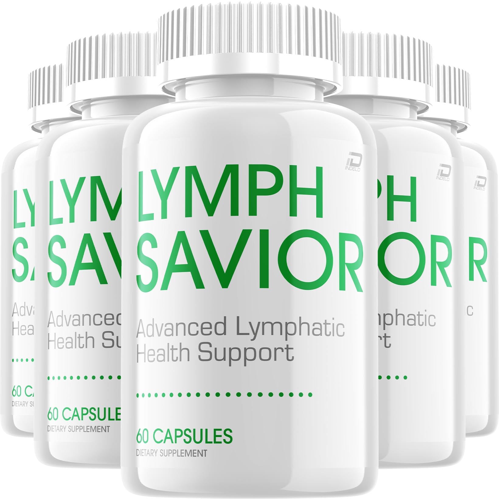 Lymph Savior Capsules – LymphSavior Pills Advanced Formula Natural Ingredients, Reviews - 5 Pack - 300 Capsules