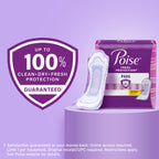 Poise Incontinence Pads for Women, 4 Drop, Long, 108 ct