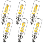 LiteHistory T6 T25 E12 Candelabra Bulb 60 watt,Dimmable,Neutral White 4000K