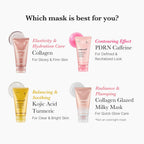 medicube Wrapping Mask Collagen Glazed Milky Glow - Daytime Peel Off Mask