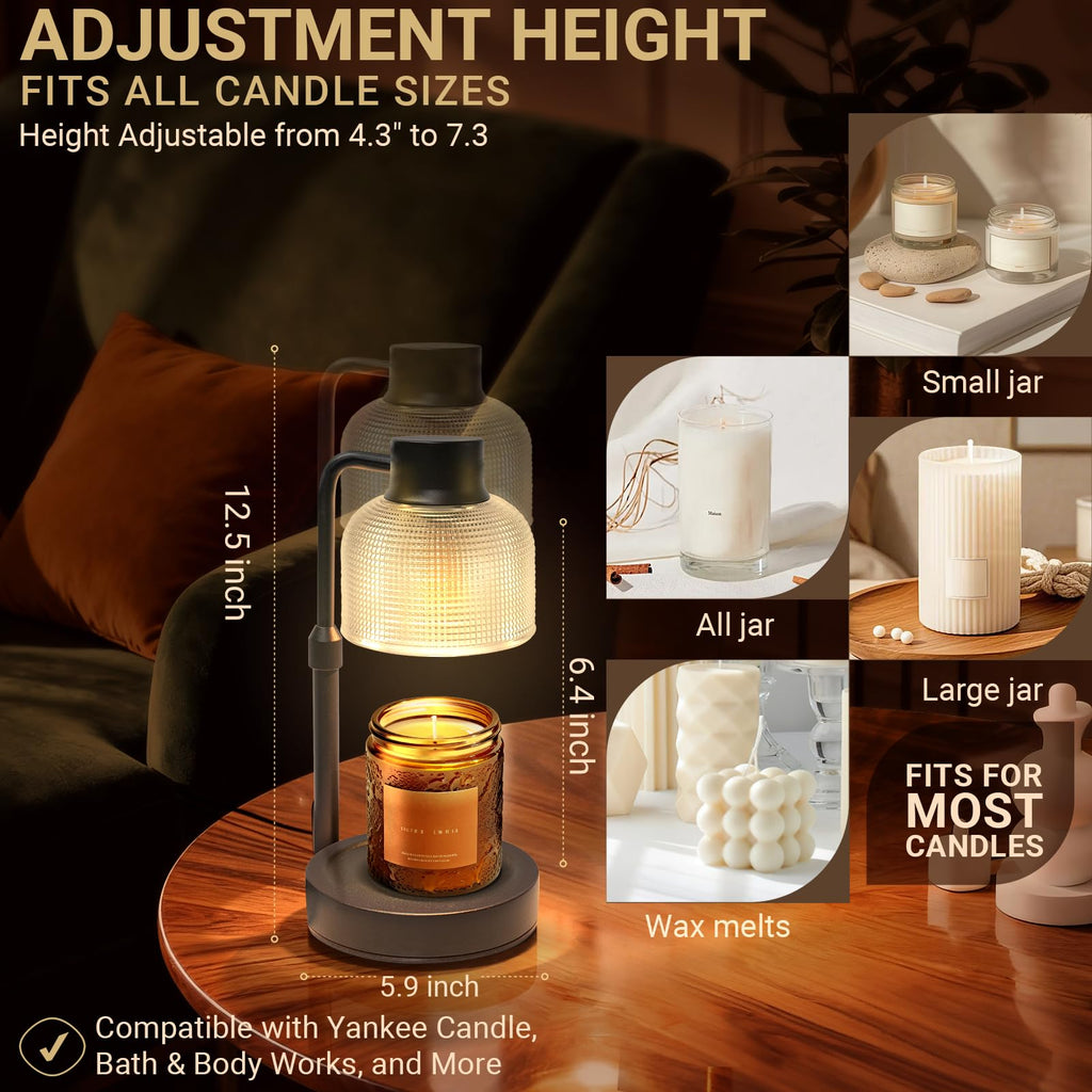 Candle Warmer Lamp with Timer, Birthday Gift for Women, House Warming Gift