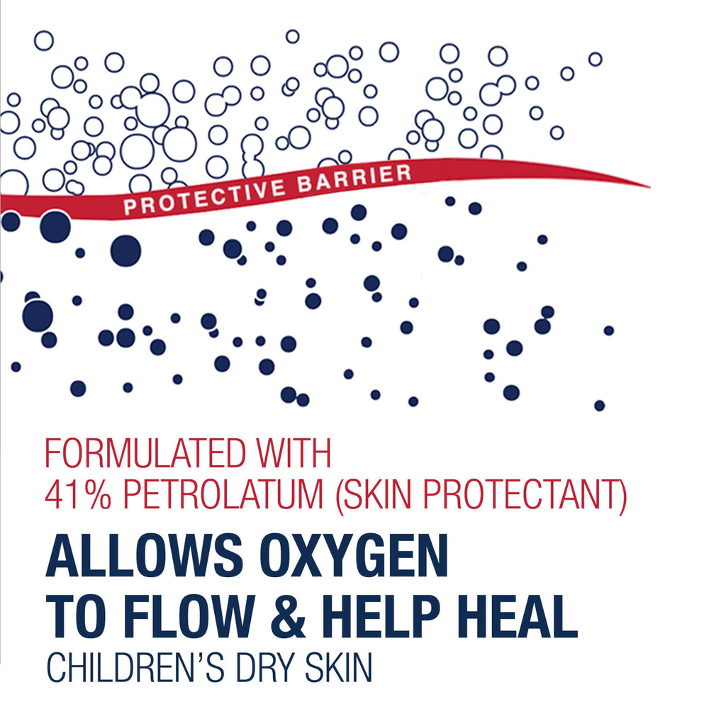 Aquaphor Children's Advanced Therapy Healing Ointment, 41% Petrolatum Skin Protectant Ointment for Minor Wound Care, Chapped or Cracked Skin and Lips, 14 Oz Jar