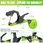SWANSOFT Plant Tying Machine, Come with 10000pcs Staples 20 Rolls (Green)