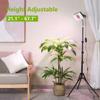 LBW Grow Light with Stand, Full Spectrum Floor Grow Light for Indoor Plants