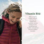 Global Healing Center - Vitamin B12 Sublingual 5000 MCG Organic Liquid Supplement, Methylcobalamin, Adenosylcobalamin, Hydroxo Long-Lasting Energy and Healthy Metabolism - Vegan B12 Vitamins (1 Oz)