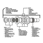 FixIdea Above Ground Pool Skimmer Kit- Wide Mouth Opening Thru-Wall Skimmer- Outer Dimensions：13-9/16 in (W) x 7-9/16 in (H) ，Inner Dimensions 11-15/16 in (W) x 5-5/16 in (H)