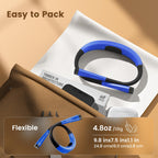 Glocusent Reading Light,Blue Neck Light,80-hr Rechargeable Book Light