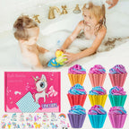 Bath Bombs for Kids with Surprise Unicorn Inside, 20 Kids Bath Bombs Gift Set, Handmade Bubble Bath Fizzes Bomb for Chrildren Birthday Christmas and Party Favor Christmas Gifts Set for Girls