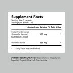 AMANDEAN Boswellia Serrata Extract. 500mg 120 Veggie Capsules. 65% Boswellic Acids with AKBA. Indian Frankincense Inflammation Supplement. Joint Health Support. (Packaging May Vary)