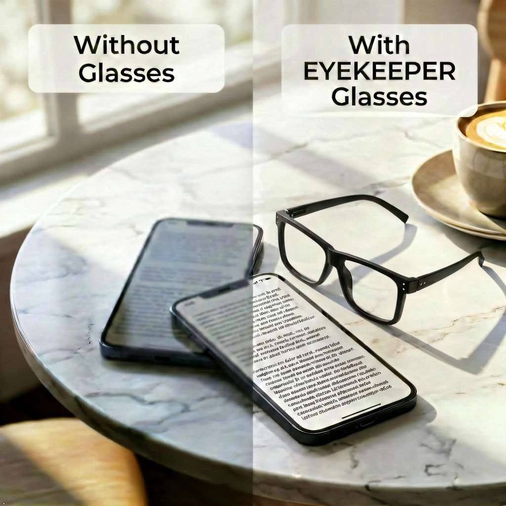 Eyekepper 5-Pack Oversized Square Reading Glasses +1.25 Men Women
