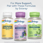 SOLARAY Berberine 250mg - Berberine Supplement for a Healthy, Active Lifestyle - with Berberine HCl from Indian Barberry Plus Oregon Grape - Vegan, Non-GMO, 60-Day Guarantee - 60 Servings, 60 VegCaps