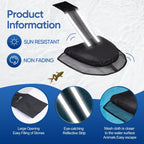 LCHUANG Pro Frog Animal Life Saver Saving Escape Ramp Bridge Ladder for Swimming Pool Floating Small Wildlife Critter Duck Duckling Lily Pads Rescue Float Log Creature Pool Maintenance (Black-2Pack)