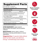 Redd Remedies, True Energy, Supports Energy Production and Stamina, 50 Vegan Capsules