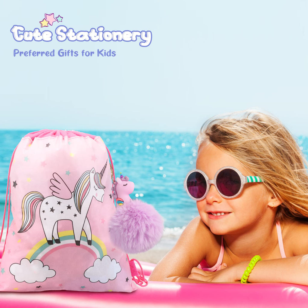 homicozy Kids Unicorn Diary with Lock and Key,Tie-Dye Fuzzy Journal for Girls Ages 6 And Up,Hardcover Notebook with 160 Pages,Cute Stationery Unicorn Gift for Girls