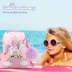 homicozy Kids Unicorn Diary with Lock and Key,Tie-Dye Fuzzy Journal for Girls Ages 6 And Up,Hardcover Notebook with 160 Pages,Cute Stationery Unicorn Gift for Girls