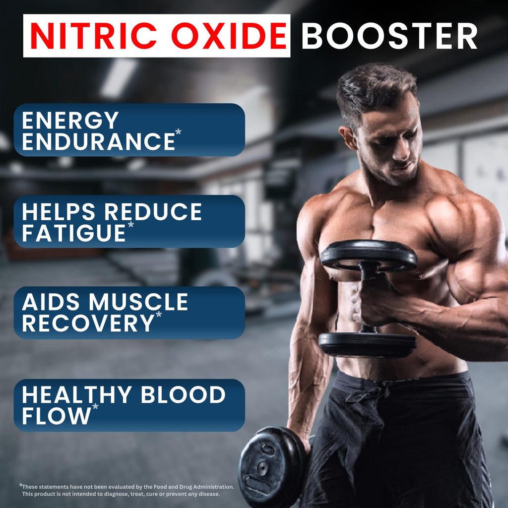 L Arginine Capsules with L-Citrulline 1500mg - Nitric Oxide Booster for Stamina, Muscle, Energy & Vascularity - L-Arginine and Essential Amino Supplement for Extra Strength | 30 Days Supply | 90 Count