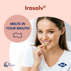 Irosolv – IBSA Iron - Dietary Supplement – 30 mg Iron 400 mcg Folic Acid-30 Oral Dissolving Films for Immediate Release and Tolerability - Gluten-Free, Lactose-Free, Sugar-Free, Non-GMO