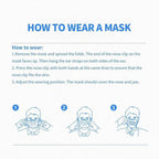 SDIW 100Pcs Black Disposable Face Mask,3 Ply Masks with Soft Ear loops