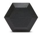 Amazon Basics Rubber Hex Dumbbell Hand Weight, 15 Pounds, Single