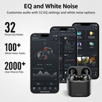 TOZO T6 Wireless Earbuds Bluetooth 5.3 Stereo Sound in Ear Headphones