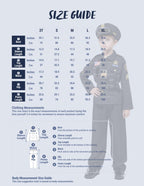 Spooktacular Creations 14PCS Halloween Police Costume for Kids, Black Police Officer Costume for Boys, Toddler Cosplay RolePlay Themed Party (Small, 5-7 yrs)