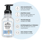 J.R. Watkins Foaming Hand Soap with Pump Dispenser, Moisturizing Foam Hand Wash, Alcohol-Free, Cruelty-Free, brise marine, 9 fl oz, 3 Pack