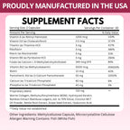 B12 with Hyaluronic Acid, Collagen and Folate – 25000 mcg B12 Complex | Maximize Absorption & Energy | Gluten Free USA Made, B1, B2, B3, B6, B7, B12 vitamins 5000 mcg Methylcobalamin - 60 Capsules