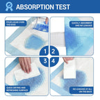MILDPLUS Bed Pads Disposable 40"X60" Super Absorbent Pee Pads, Oversized Underpads for Adults, Elderly, Pets [150x200CM, 15pcs]