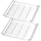 SPARES2GO HBBR71 Type Baking and Roasting Rack Shelf for Miele Oven (Pack of 2, 450mm x 385mm)
