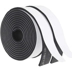 Storystore Weather Stripping Door Seal Strip, 2In x 3/8In x 13FT Self Adhesive Foam Tape for Door Window Insulation Soundproofing Weatherstrip, High Density Foam Seal for Doors Windows Furniture