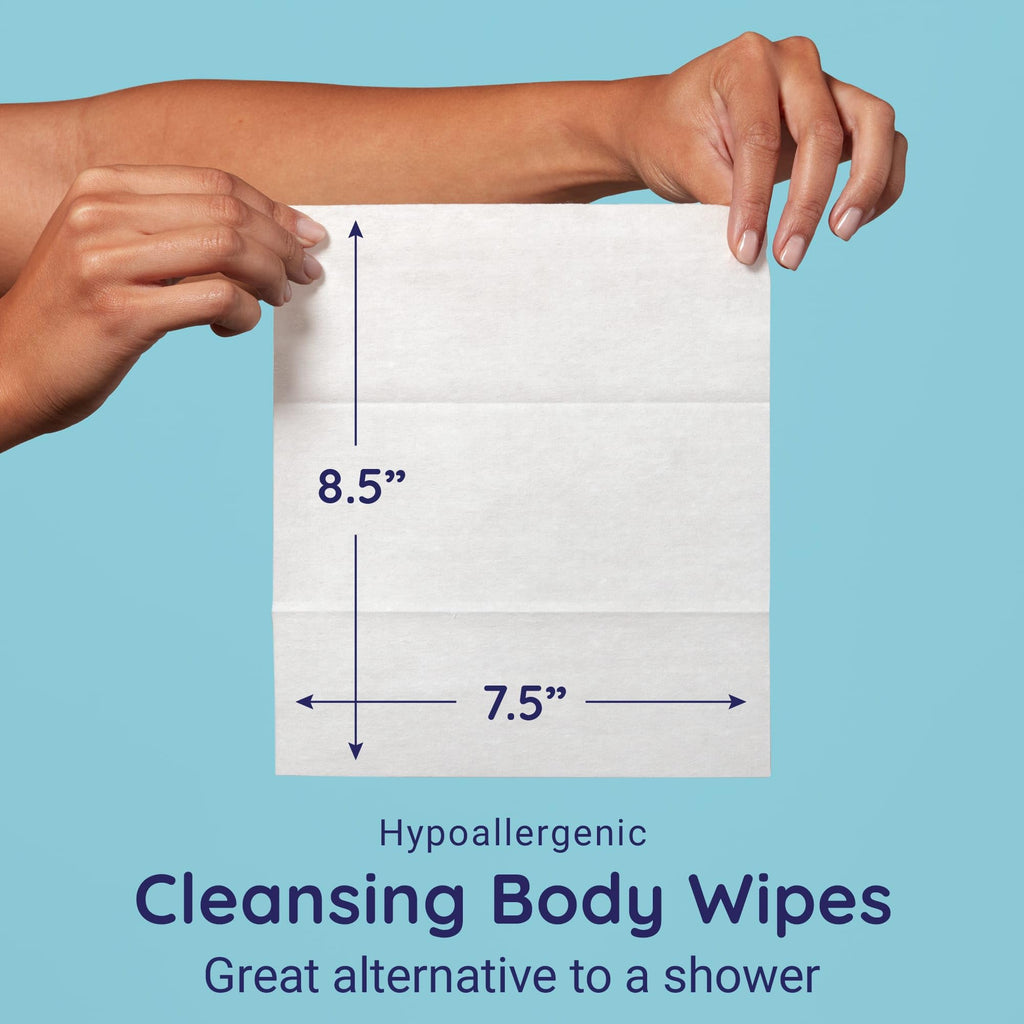 Wet Ones Body Wipes, Clean Scent Body Cleansing Wipes, Travel Size Wipes, 28ct (6 pack)