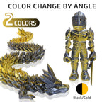 LOVOON Silk Dual-Color PLA Filament with Black and Gold,1.75mm PLA Filament DualColor Change by Angle,Compatible with Most FDM 3D Printers,1kg(2.2lbs)/Spool