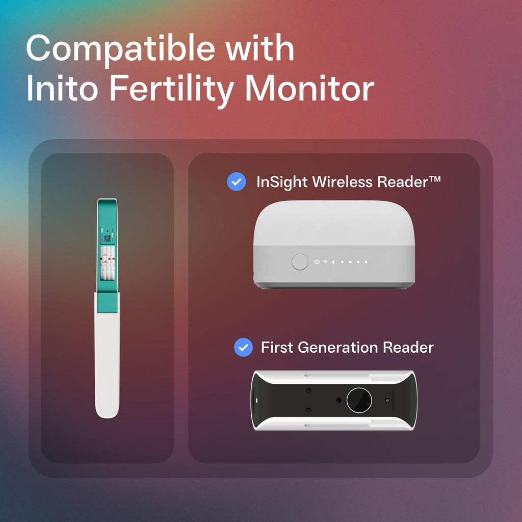 Inito Fertility Test Strips | Pack of 30 | Compatible with Inito Fertility Monitor | Compatible with Both iOS and Android