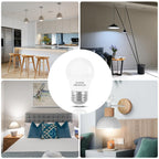 LOXYEE LED Refrigerator Light Bulb 2 Pack，Dimmable A15 5000K 40W Equivalent