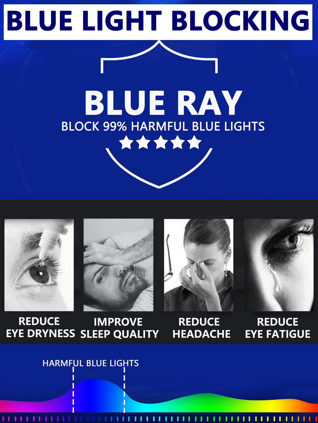 JJWELL 3 Pack Blue Light Blocking Reading Glasses for Women, Anti Eyestrain/Computer Glare UV 400 Filter Readers with Spring Hinge, Lightweight Rimless Tinted Metal Blue Rays Eyeglasses (4.00)