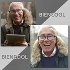 BIENCOOL 6 Pack Reading Glasses Traditional Frames for Men and Women Readers with Spring Loaded Hinges (6 Pack Black, 1.50, multiplier_x)