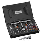74 in 1 Magnetic Ratchet Screwdriver Set - T Handle Ratchet Screwdriver with S2 Steel Bits, Detachable Design & Storage Case, Precision Repair Tool Kit for Electronics, Furniture, Bicycle, Watch, DIY