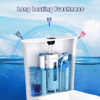 Toilet Bowl Cleaner, Automatic Long Lasting Continuous Toilet Bowl Cleaners, Bathroom Cleaner Prevent Stain Build Up Deep Clean,3 Bottles Septic Safe Toilet Bowl Tablets in Bottle Eucalyptus Scent