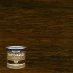 Minwax PolyShades Wood Stain + Polyurethane Finish – ½ Pint, Espresso, Satin, Black