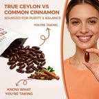 LIRAE Ceylon Cinnamon SoftGels, Ceylon Cinnamon Soft Gels 7200mg Equivalent with Mct Oil, Highly Bioavailable Herbal Extract | Non-GMO, Gluten Free | 300 Softgel (1)