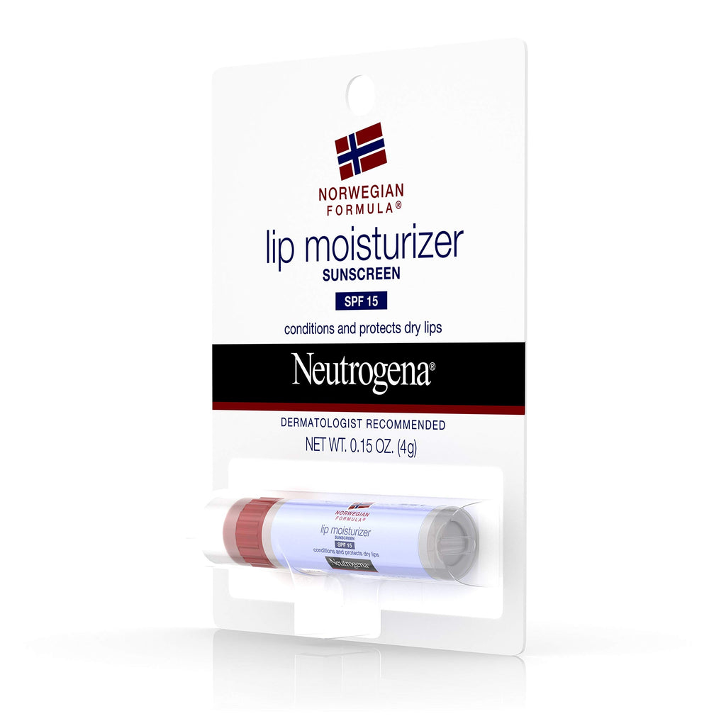 Neutrogena Norwegian Formula Lip Moisturizer, SPF 15, 0.15 Ounce