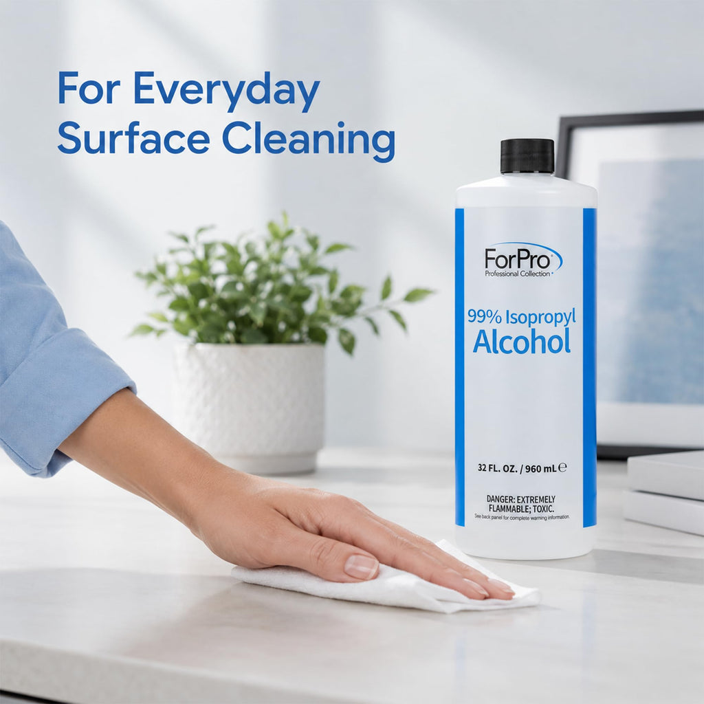 ForPro 99% Isopropyl Alcohol (IPA), 32 Fl Oz (960ml) – Pure & Unadulterated Concentrated Alcohol
