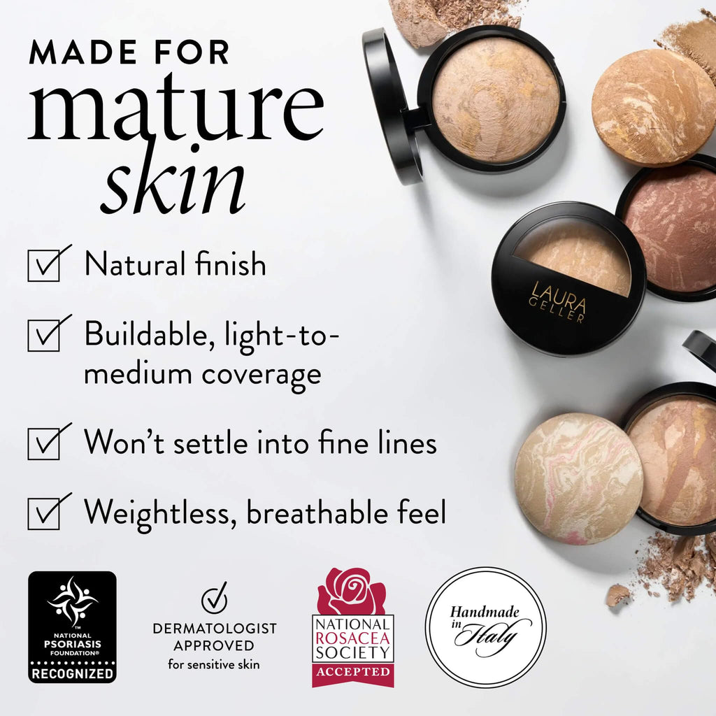 LAURA GELLER Baked Balance-n-Brighten Powder Foundation – Fair