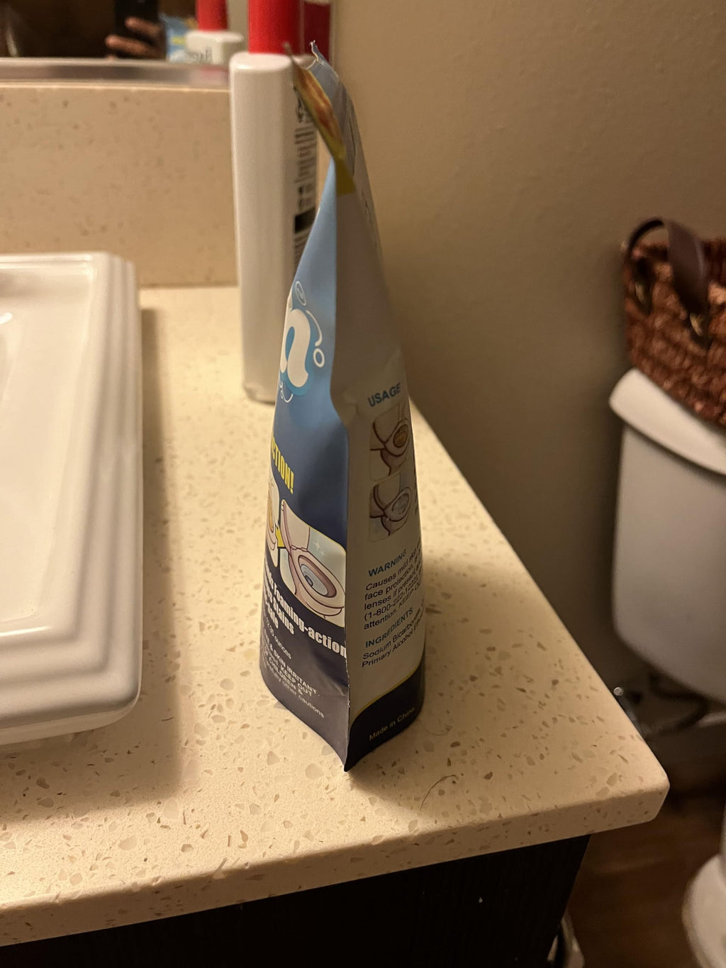 Splash Foam Toilet Cleaner - Self Activating Miracle Powder for Toilet Bowl Cleaning