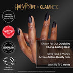 Glamnetic x Harry Potter Press On Nails, Short Almond, Deathly Hallows