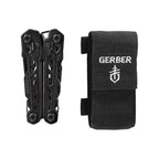 Gerber Gear Truss 17-in-1 Multitool with Pocket Knife and Needle Nose Pliers - Gifts for Men, Compact EDC Gear, Black with Standard Sheath