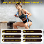 Pull Up Bands, Resistance Bands, Pull Up Assistance Band Exercise Bands for Men & Women Working Out, Body Stretching, Physical Therapy, Muscle Training - Red