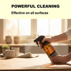 flowcheer Multi-Purpose Cleaner Starter Kit-Lemon Scent all purpose cleaner concentrate,cleaning tablets (6 Refill tablets) with Reusable Spray Bottle Multi-Surface Cleaner, 6x17fl oz